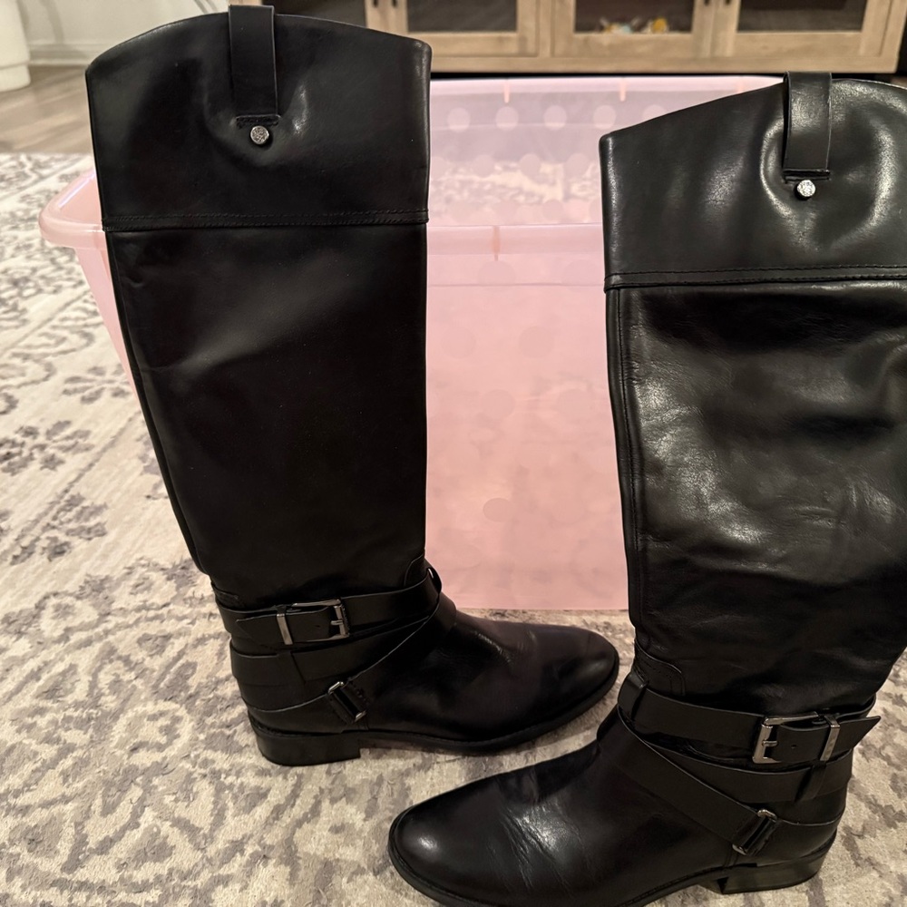 Vince Camuto Black Heeled Boots